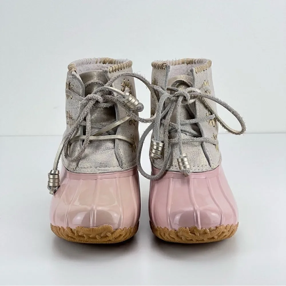 Jack Rogers Chloe Rain Boot 'Blush' Sz 6